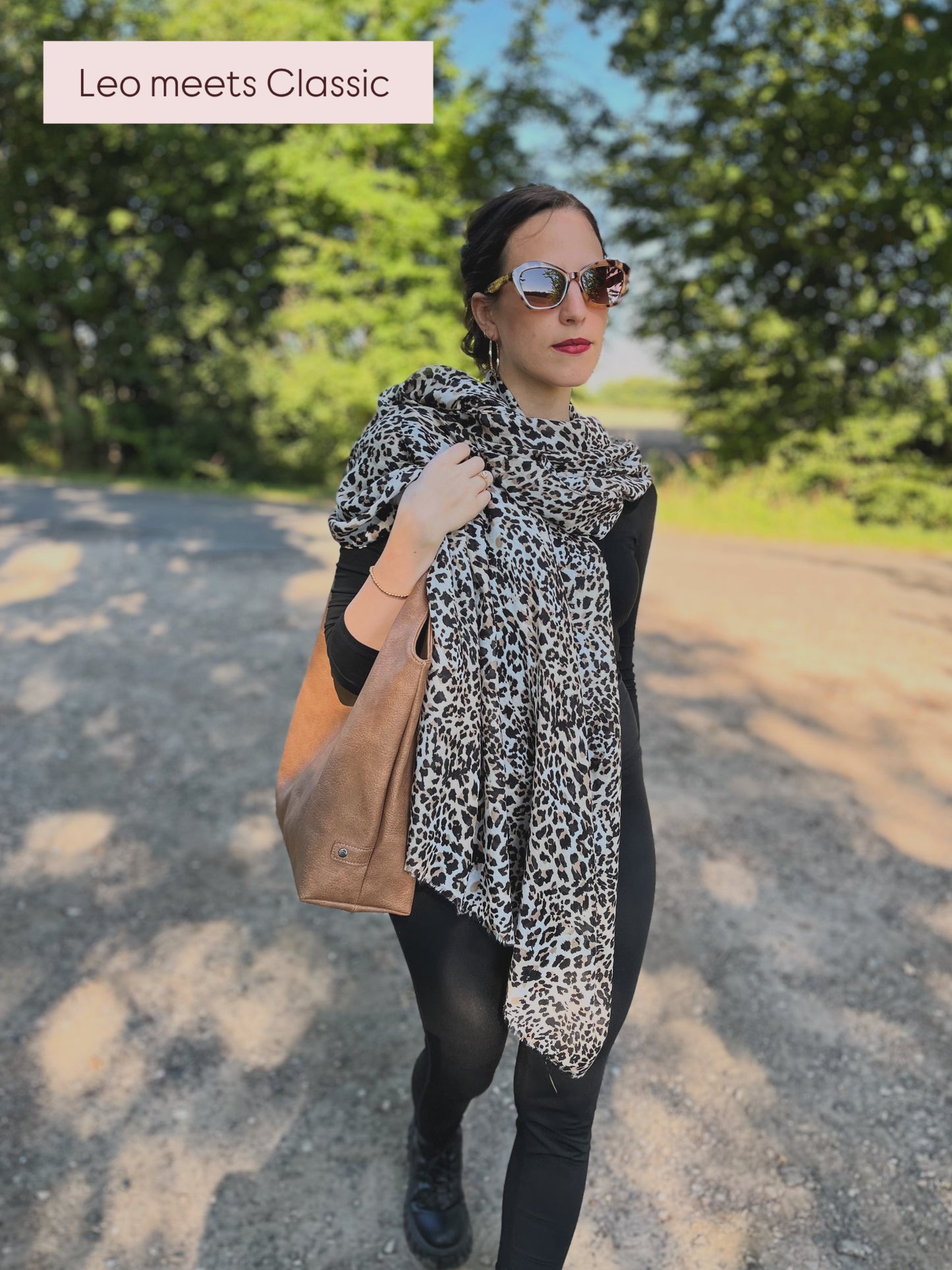 Halstuch-stylisch-braun-schwarz-Animal