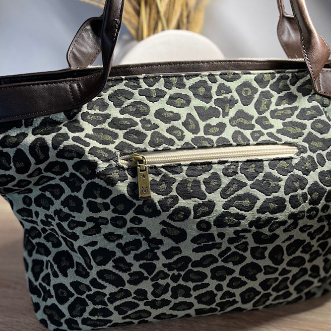 Henkeltasche mit Animalprint