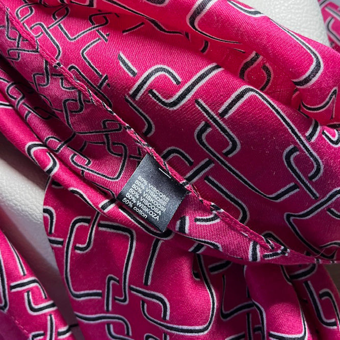 Viskose Halstuch in Pink